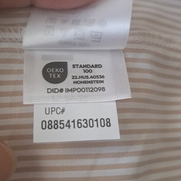 Van Heusen Men's Dress Shirt Regular Fit Pinpoint Stripe Size XL NWT - Picture 9 of 9